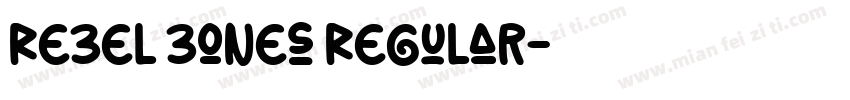 Rebel bones Regular字体转换
